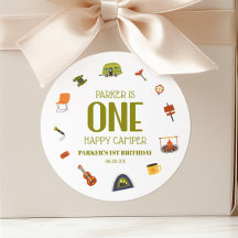 One Happy Camper Camping 1. Geburtstagsparty