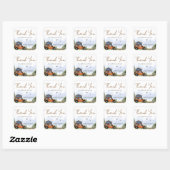 One Happy Camper Camping Boy Birthday Quadratischer Aufkleber (Blatt)