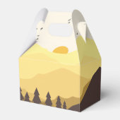 ONE Happy Camper Camping Erstgeburtstag Gefallen B Geschenkschachtel (Rückseite)