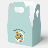 One Happy Camper Erster Geburtstag Camper Außenber Geschenkschachtel (Geöffnet)