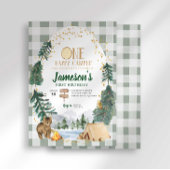 One Happy Camper Erster Geburtstag Einladung