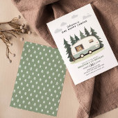 One Happy Camper Erster Geburtstag Einladung