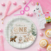 One Happy Camper Erster Geburtstag Pappteller (Party)