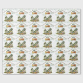 One Happy Camper First Birthday Geschenkpapier (Flach)