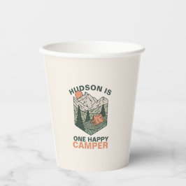 One Happy Camper First Birthday Pappbecher
