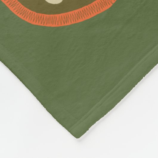 One Happy Camper Fleecedecke (Ecke)