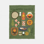 One Happy Camper Fleecedecke (Vorderseite)