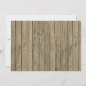 One Happy Camper Foto 1. Geburtstag Einladung (Rückseite)