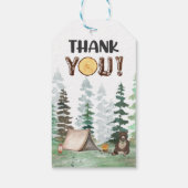 One Happy Camper Gastgeschenk Tags Geschenkanhänger (Rückseite)