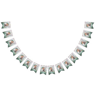 One Happy Camper Geburtstag Monatliches Foto Wimpelkette