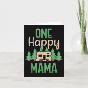 One Happy Camper Happy Mama Erste Geburtstagsparty Karte