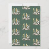 One Happy Camper Kindergeburtstag Einladung (Rückseite)