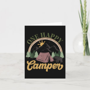 One Happy Camper Matching Family Birthday Party Ca Karte