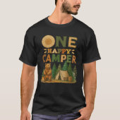 One Happy Camper Matching Family Birthday Party Ca T-Shirt (Vorderseite)