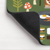 One Happy Camper Mousepad (Ecke)