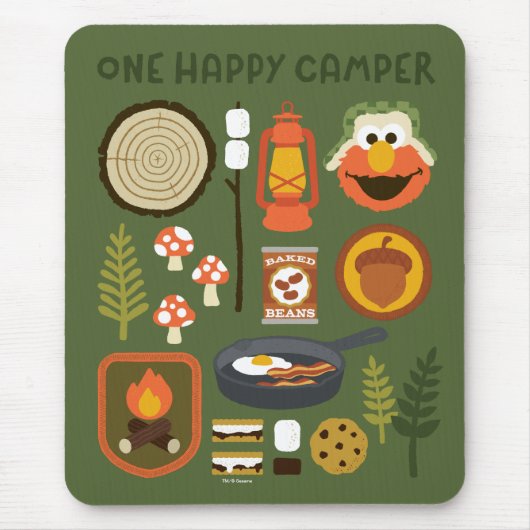 One Happy Camper Mousepad (Vorne)