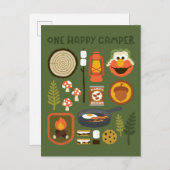 One Happy Camper Postkarte (Vorne/Hinten)
