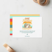 One Happy Camper Thankyou Note Card Mitteilungskarte (Vorderseite/Rückseite Beispiel)