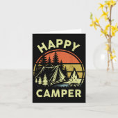 One Happy Camper Toddler Boy Funny Camng Campfire  Karte (Gelbe Blume)