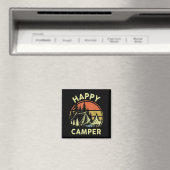 One Happy Camper Toddler Boy Funny Camng Campfire Magnet (In Situ (Geschirrspüler))