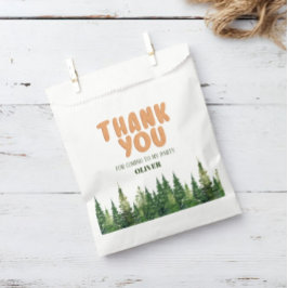 One Happy Camper Wood Boys 1. Geburtstag Geschenktütchen