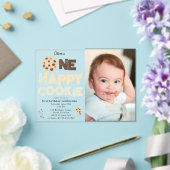 One Happy Cookie Invite 1st First Birthday Photo Acryleinladungen (In Situ (Hochzeit))