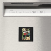 One Happy Dada Camper First Birthday Camng Bear  Magnet (In Situ (Geschirrspüler))