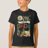 One Happy Dada Camper First Birthday Camng Bear T-Shirt (Vorderseite)