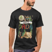 One Happy Dada Camper First Birthday Camng Bear T-Shirt (Vorderseite)