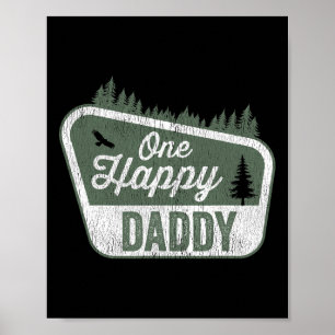 One Happy Daddy Matching Family Geburtstagsparty C Poster