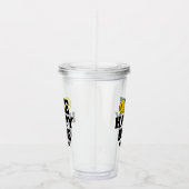 One Happy Dude Boy's Retro 1st Birthday Acryltrinkbecher (Rechts)