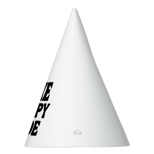 One Happy Dude Boy's Retro 1st Birthday Partyhütchen (Rechts)