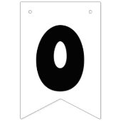 One Happy Dude Boy's Retro 1st Birthday Wimpelkette (Zweite Fahne)