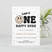 One Happy Dude Einladung (Stehend Vorderseite)