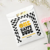 One Happy Dude Retro First 1st Birthday Party Geschenktütchen (Versiegelt)