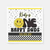 One Happy Dude Serviette (Vorderseite)