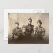 One Happy Family Postcard Postkarte (Vorne/Hinten)