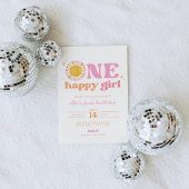 One Happy Girl Boho Sun Einladung zum ersten Gebur