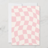 One Happy Girl Invitation Einladung (Rückseite)