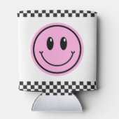 One Happy Girl Pink Happy Face Birthday Dosenkühler (Rückseite)