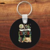 One Happy Godmother Camper First Birthday Camng Be Schlüsselanhänger (Vorderseite)