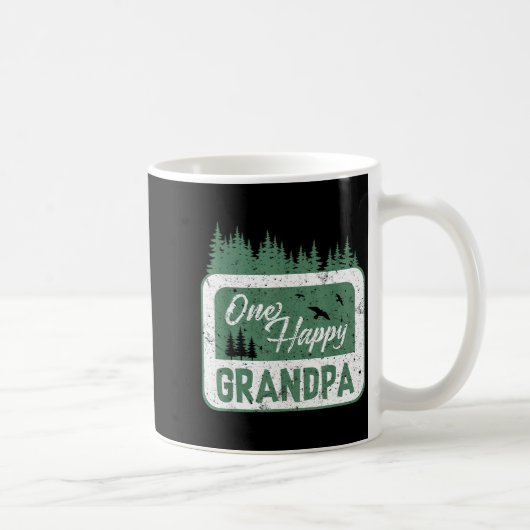 One Happy Grandpa Camper 1st Birthday Camng Bear Kaffeetasse (Rechts)