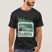 One Happy Grandpa Camper 1st Birthday Camng Bear  T-Shirt (Vorderseite)