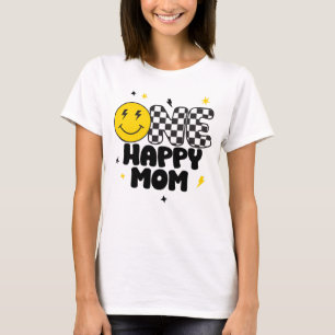 ONE Happy Mama Birthday Boy Shirt