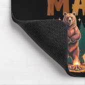 One Happy Mama Camper 1st Birthday Camng Bear Mousepad (Ecke)