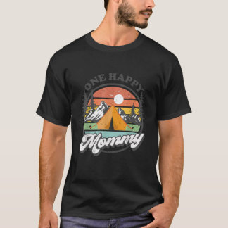 One Happy Mommy Happy Camper 1st Birthday Camping  T-Shirt
