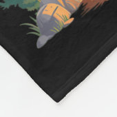 One Happy Nana Camper 1st Birthday Camng Bear Fleecedecke (Ecke)