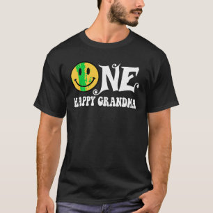 One Happy Oma 1. Geburtstag Ein glücklicher Typ Fa T-Shirt