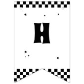 One Happy Typ 1. Geburtstag Wimpelkette (Zweite Fahne)