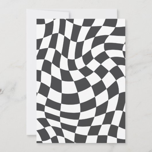 One Happy Typ Birthday Einladung ・ Happy Typ (Rückseite)